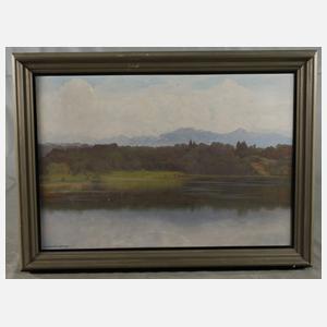 Max Michael Licklederer, »Simsee mit Kampenwand«