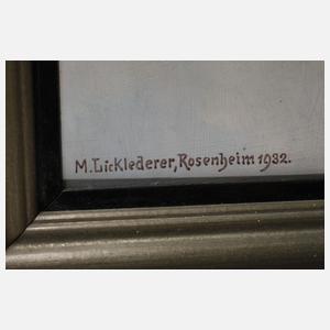 Max Michael Licklederer, »Simsee mit Kampenwand«