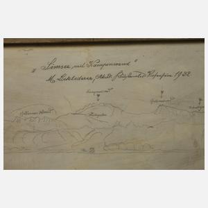 Max Michael Licklederer, »Simsee mit Kampenwand«