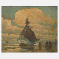 Rudolf Otto, Fischerboot im Watt111