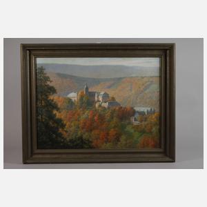 Richard Starcke, »Herbstmorgen« an der Schwarzburg