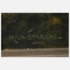 Richard Starcke, »Herbstmorgen« an der Schwarzburg