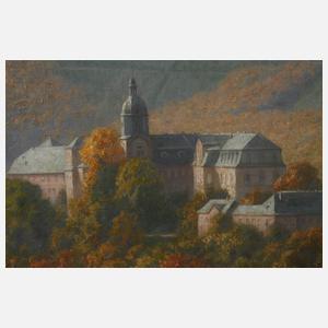 Richard Starcke, »Herbstmorgen« an der Schwarzburg
