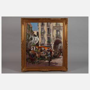 Witman Etelka Vizkeleti, "Blumenmarkt in Szeged"