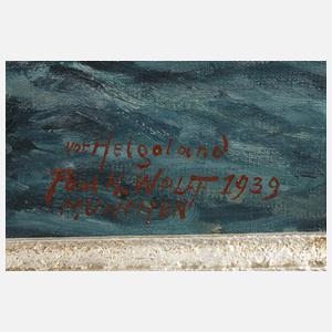 Paul Hermann Wolff, Kutter vor Helgoland