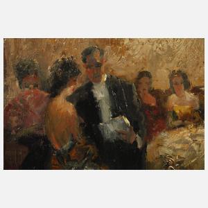 Ludwig Gschossmann, Festliche Ballszene