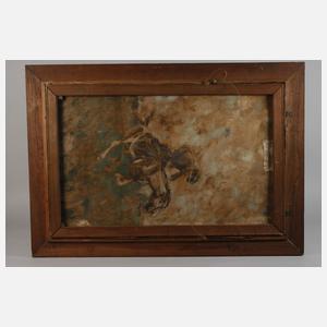 Cowboy von Indianern verfolgt