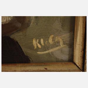 "Mädchen mit Blumenkorb"