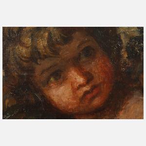 Halbfigur eines Kindes