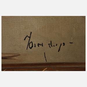 Erlegter Hirsch im Schnee