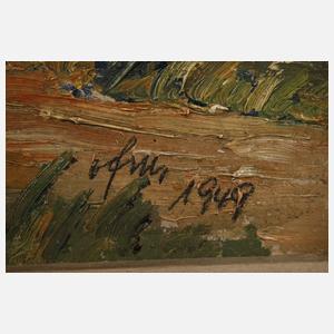 Sommerlandschaft mit Fabrik