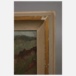 Sommerlandschaft mit Fabrik