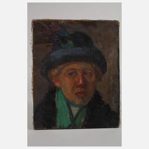 Impressionistisches Damenportrait