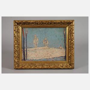 Impressionistische Winterlandschaft