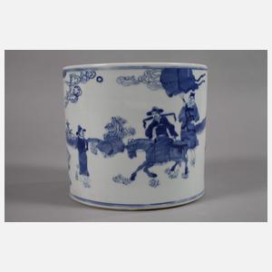 Bitong "Zu Pferde den Freund besuchend"