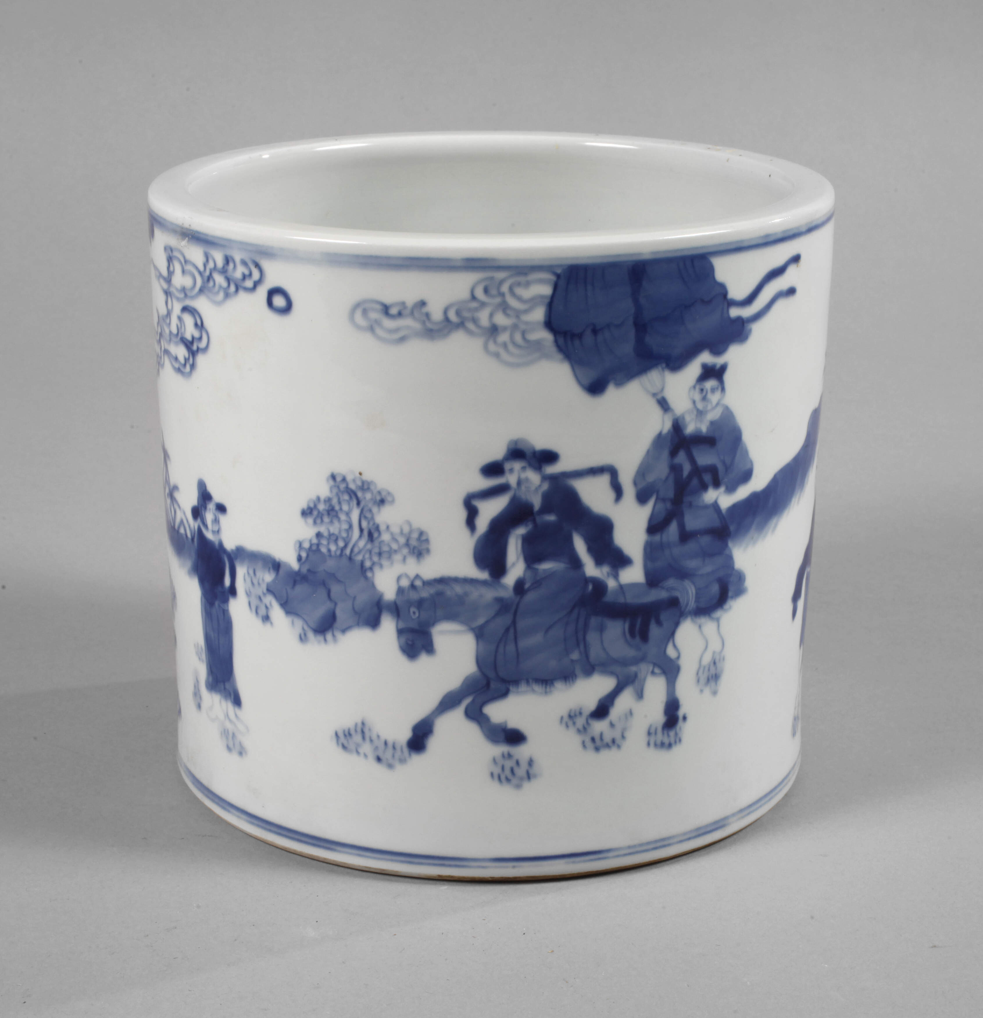 Bitong "Zu Pferde den Freund besuchend"