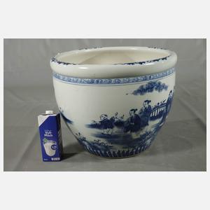 Sehr große Fish Bowl "Gelehrte im Palastgarten"