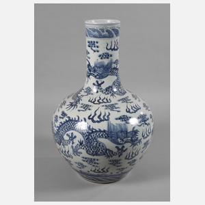 Sehr große Tianqiuping-Drachenvase