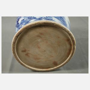 Sehr große Deckelvase "Krieger der westlichen Grenzgebiete"