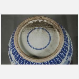 Paar große Deckelvasen "Enten im sommerlichen Lotosteich"