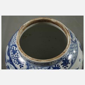 Paar große Deckelvasen