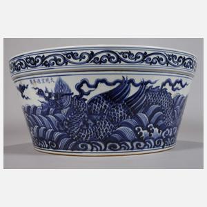 Große Seemonster-Rundschale