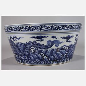 Große Seemonster-Rundschale