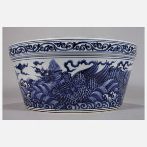 Große Seemonster-Rundschale