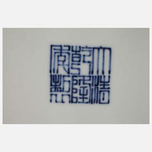 Paar bichrome Tianqiuping-Drachenvasen