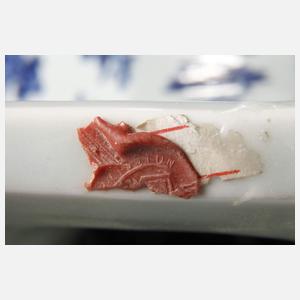 Große facettierte Balustervase