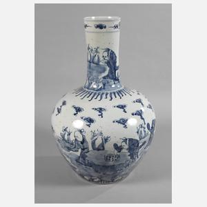 Große Tianqiuping-Vase „Das Paradies der Unsterblichen“