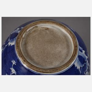 Paar Kugelvasen "Die Pflaumenblüte kündet vom Frühling"