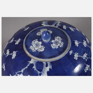 Paar Kugelvasen "Die Pflaumenblüte kündet vom Frühling"