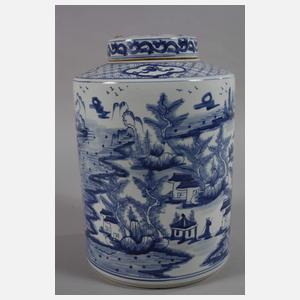 Paar Teezylinder mit Deckel