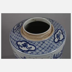 Paar Teezylinder mit Deckel