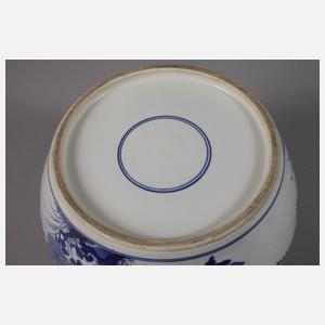 Paar Deckeltöpfe im Kangxi-Stil