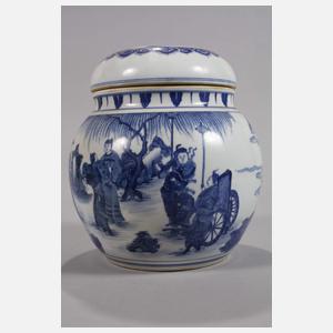 Paar Rundtöpfe "Ausflug in den südlichen Garten"