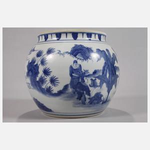 Paar Rundtöpfe "Ausflug in den südlichen Garten"