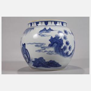 Paar Rundtöpfe "Ausflug in den südlichen Garten"