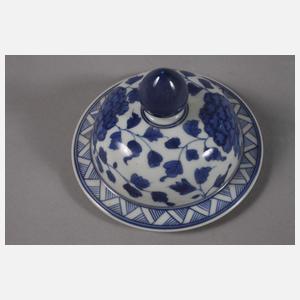 Paar große Balustervasen mit Vogel-Blumen-Dekor