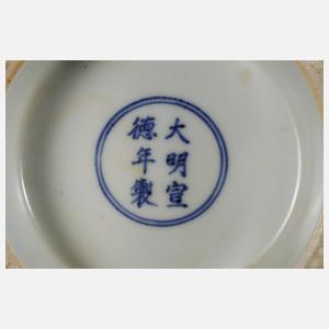 Paar Schalen im Ming-Stil