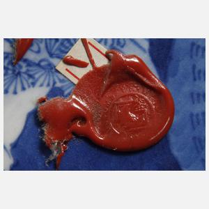 Paar Teacaddys in Lozenge-Form