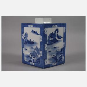 Paar Teacaddys in Lozenge-Form