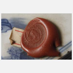 Paar Teacaddys in Lozenge-Form