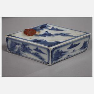 Paar Teacaddys in Lozenge-Form