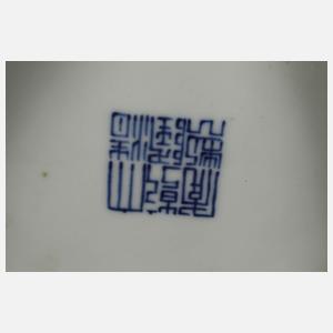 Große facettierte Balustervase