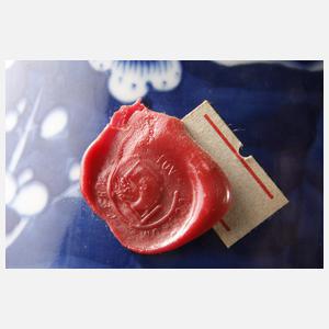 Paar Pflaumenblüten-Rouleauvasen