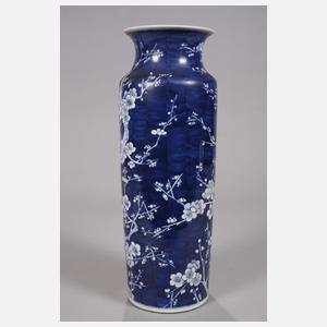 Paar Pflaumenblüten-Rouleauvasen