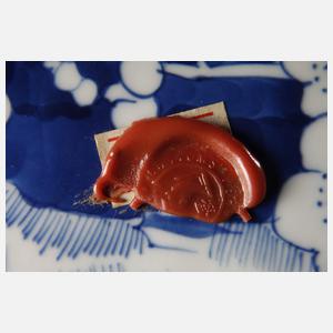 Paar Pflaumenblüten-Rouleauvasen