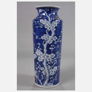 Paar Pflaumenblüten-Rouleauvasen